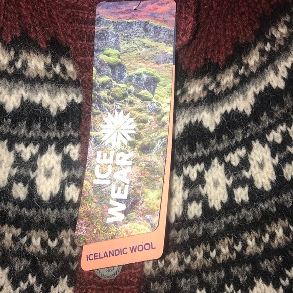 𝅺FRÓÐNÝ LONG CARDIGAN SWEATER FROM WOOL - Picture 7 of 8